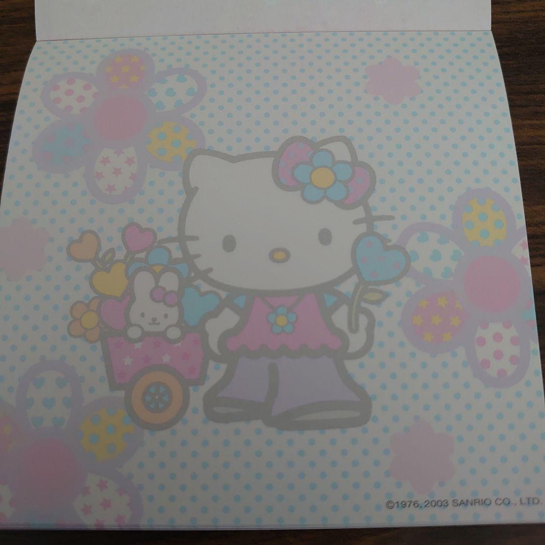 は*れ様 新品♡ハローキティ海外限定フラワーメモ