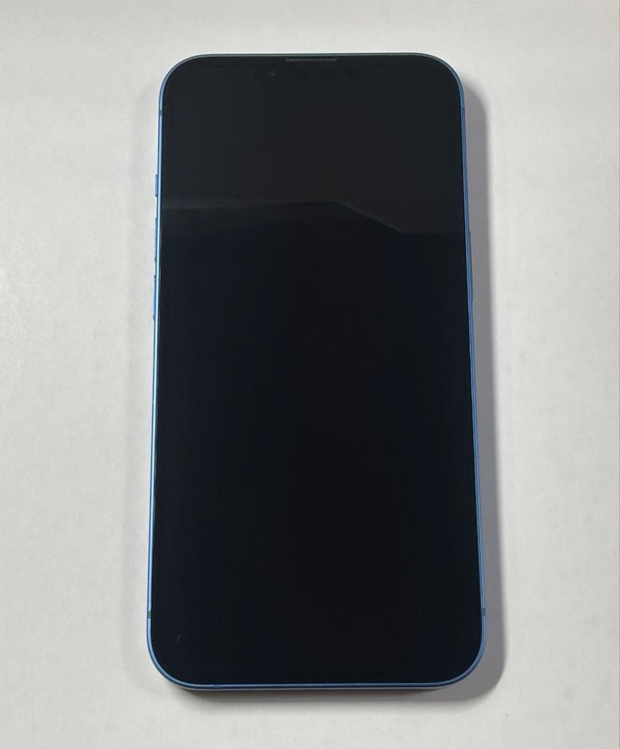iPhone13 128GB ブルー バッテリー100% 取外し純正バッテリー付