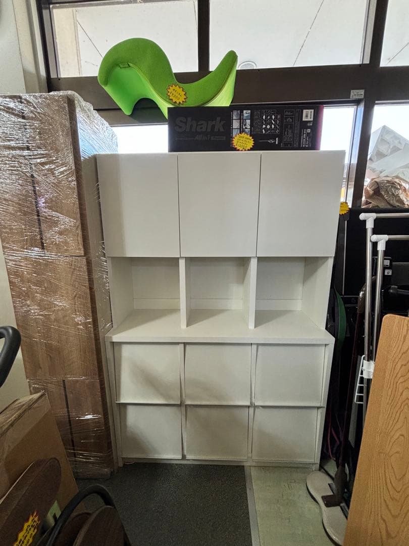 ブックシェルフ 収納棚 ホワイト