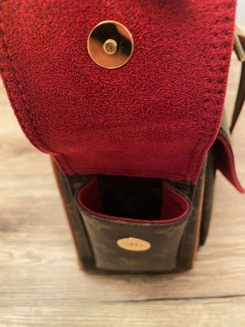 Louis Vuitton ブラウンレザートートバッグ