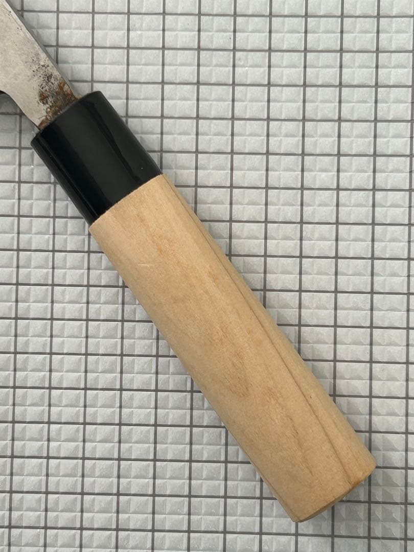 出刃 包丁 出刃包丁 165mm 安来鋼青紙２号 朴丸柄