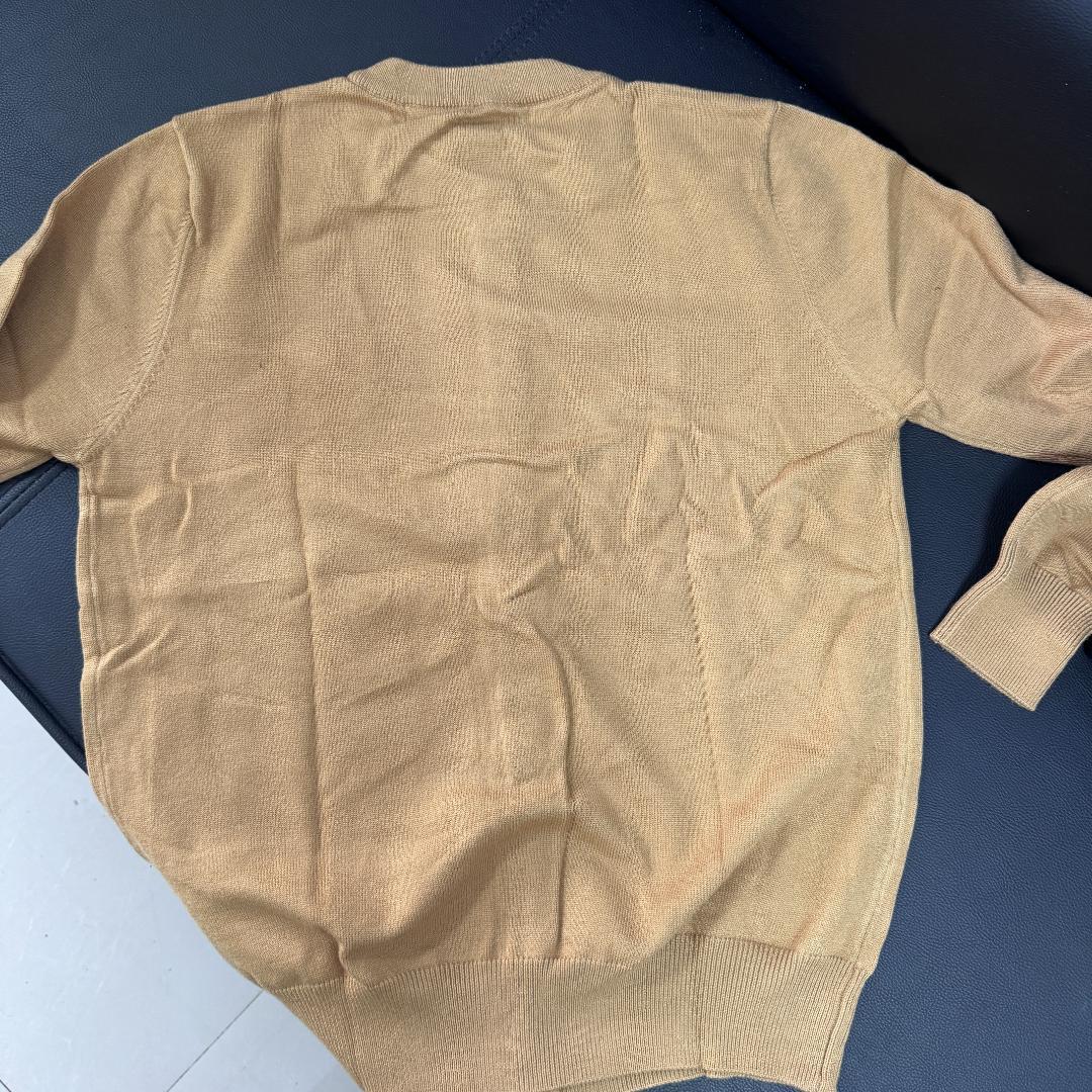 PLAY COMME des GARCONS ベージュカーディガン S