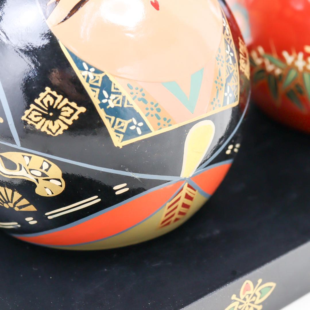 大内人形 特大 雛人形 大内塗 山口伝統工芸 共箱