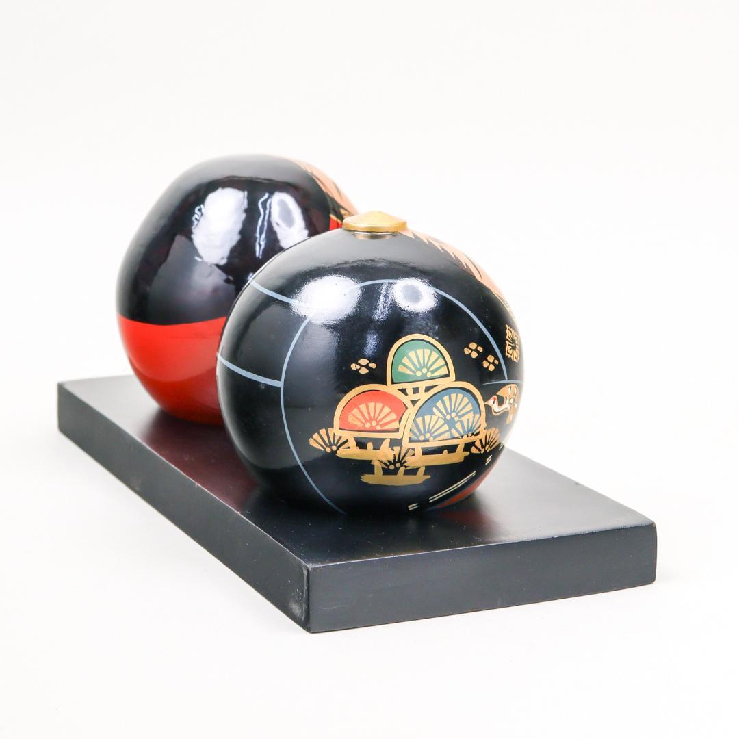 大内人形 特大 雛人形 大内塗 山口伝統工芸 共箱