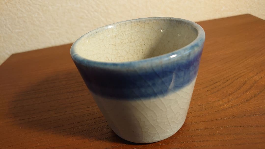 古九谷　古伊万里　九谷焼　染付　若杉窯　李朝　古玩　古染付　１客