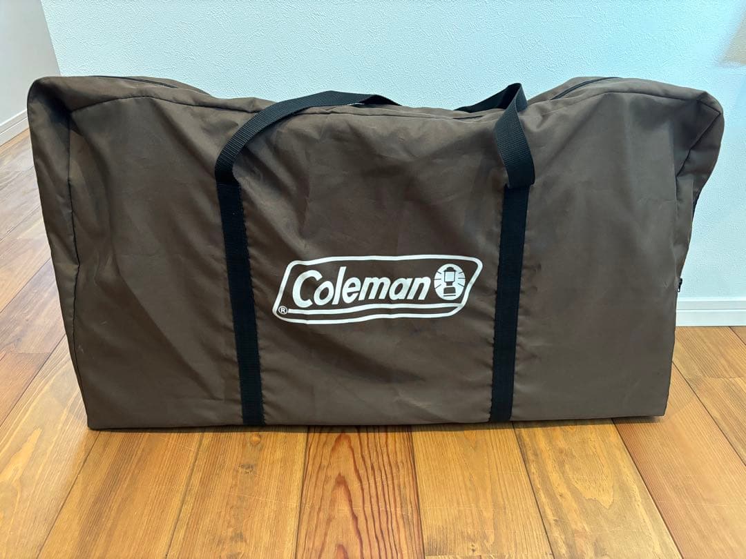 【使用少・廃盤】コールマン　コンフォートマスター　バンブーオーバルテーブル85