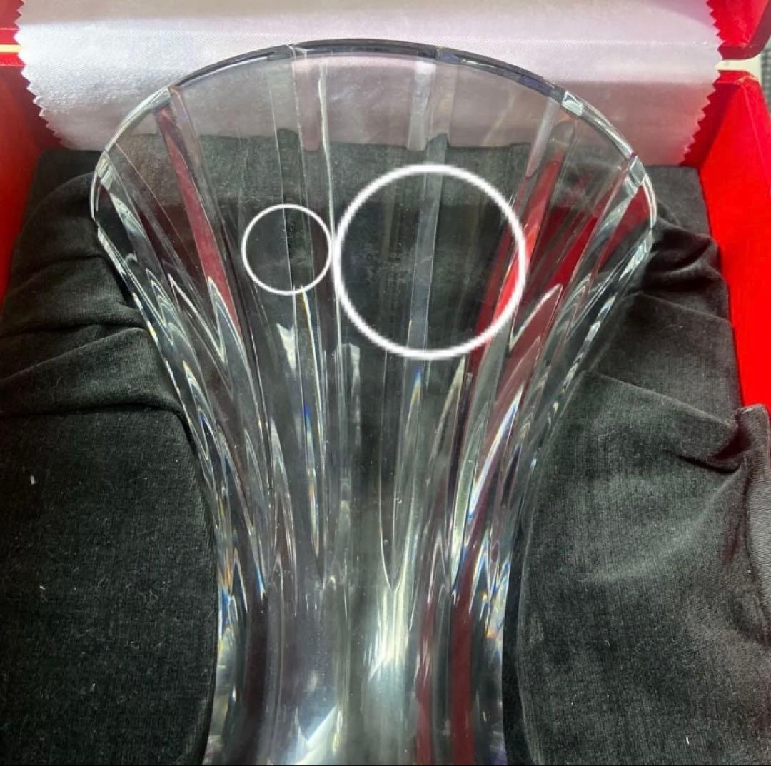 バカラ マリン　大型サイズ　花瓶　フラワーベース　希少シリーズ