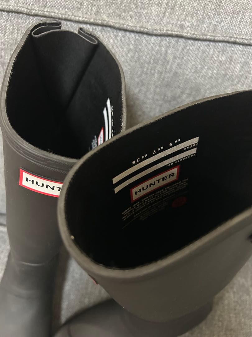 ☆未使用☆HUNTER ハンター　長靴　レインブーツ　UK5 US7 EU38