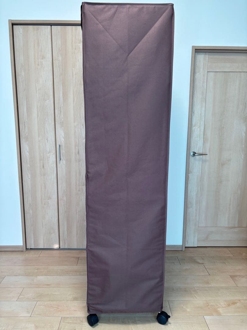 みんた様購入専用ルミナススリムキャスター付シルバー5段ラック　カバー付　90幅