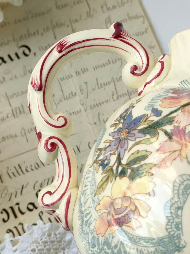 希少　美品　サルグミンヌ　LAVALLIERE　ピシェ　フランスアンティーク