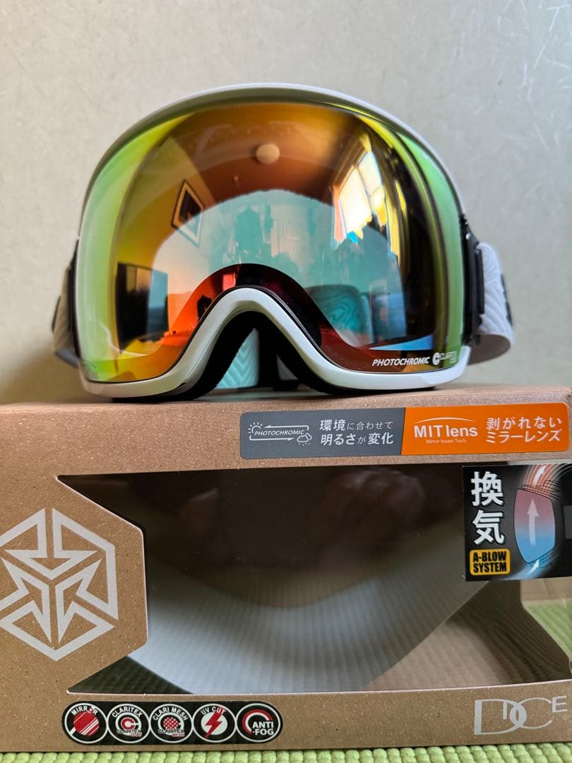 ダイス DICE スノーボードゴーグル BANK