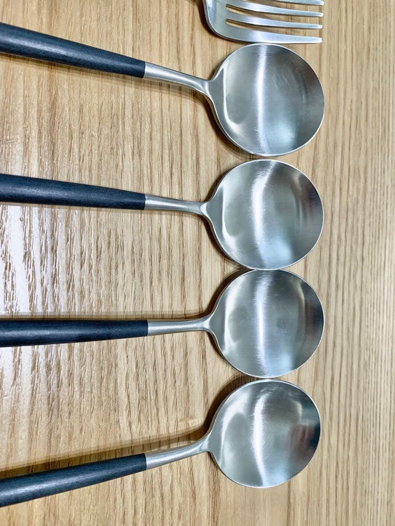 クチポール＊ゴア・ブラック＊テーブルスプーン・フォーク