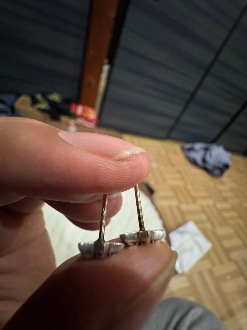 T*O様 クロムハーツ　星型スタッドピアス シルバー,14K