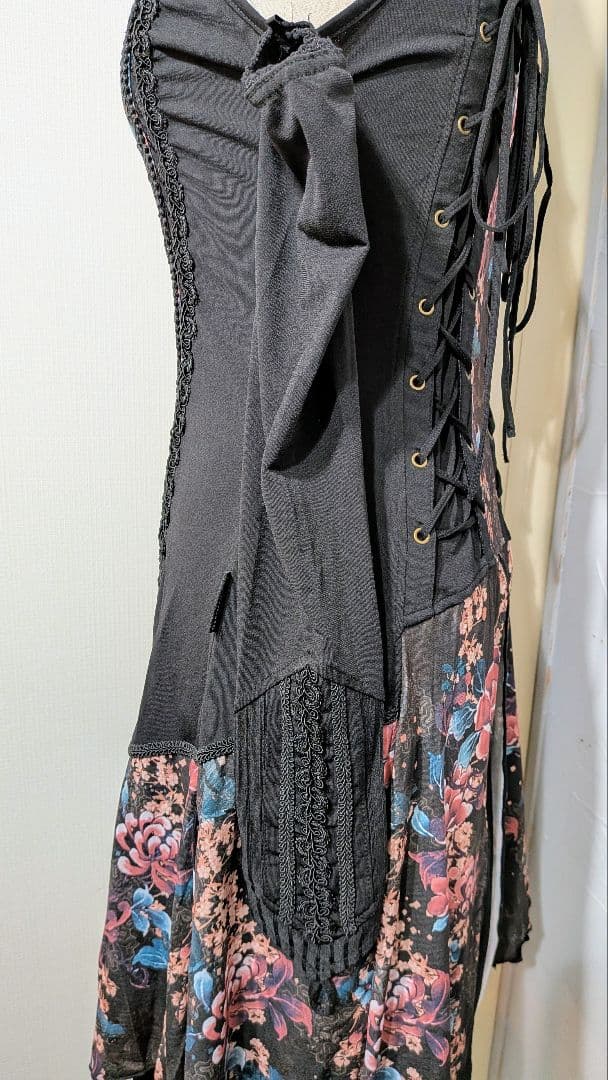 ★OZZ ONESTE★和柄チャイナ風デザインジップワンピース★