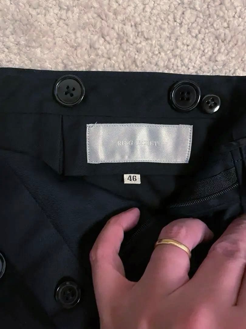 値下げ不可 リングジャケット ロロピアーナ ネイビー シングルスーツ