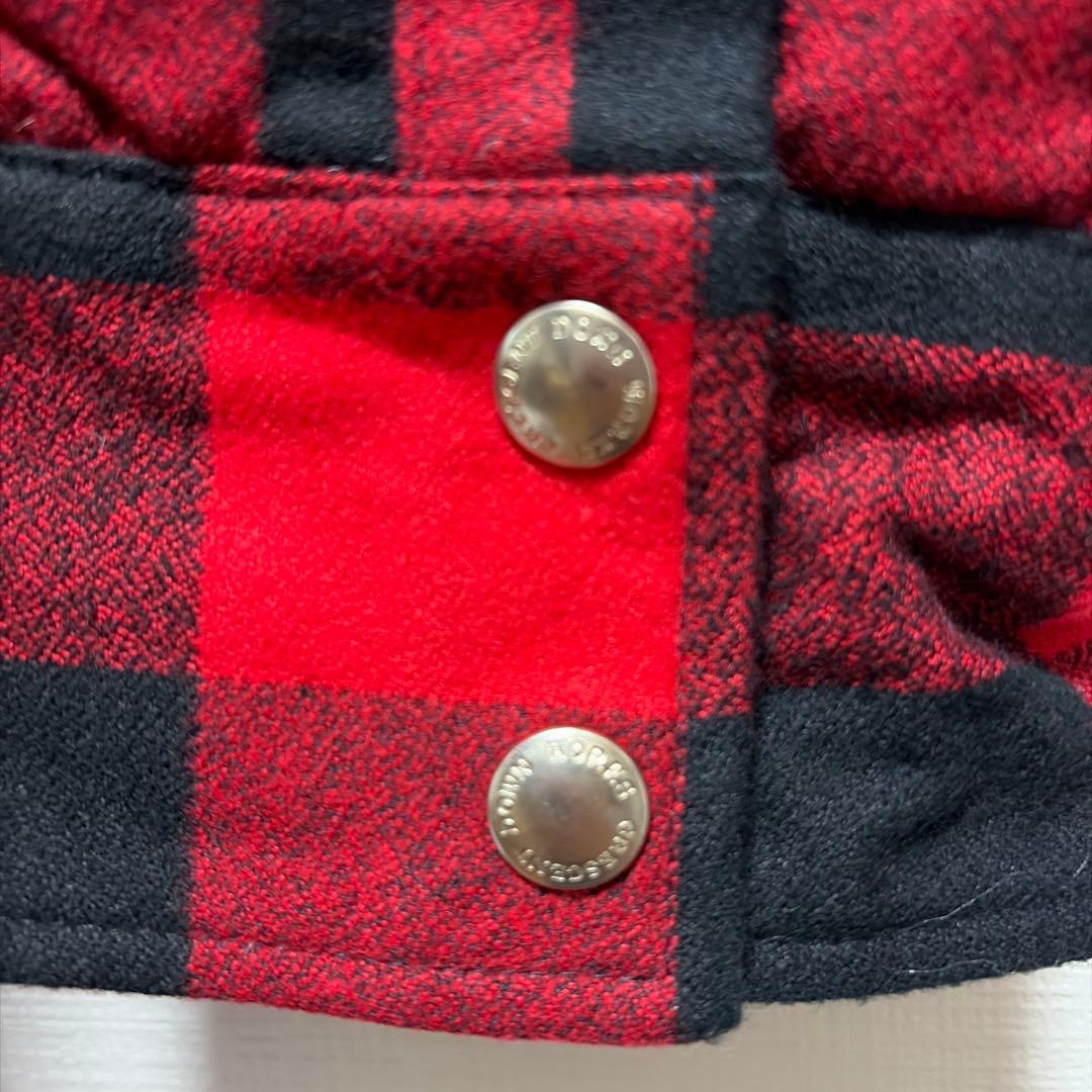 ボーイズマーケット別注クレセントダウンバッファローチェック未使用品　XXL