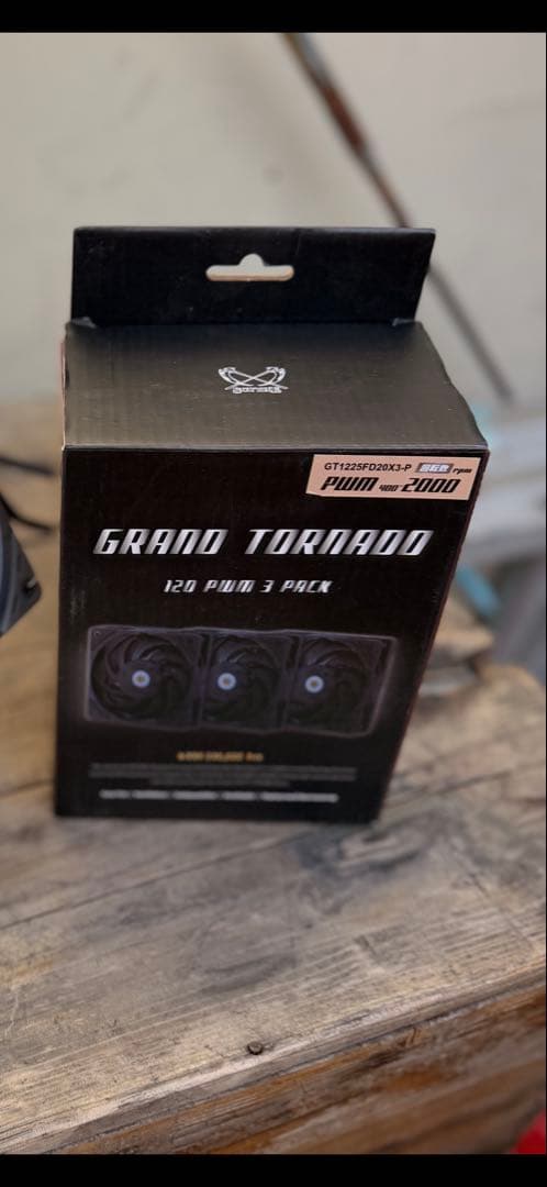 GRAND TORNADO 120mmケースファン　サイズ　忍者5CPUクーラー