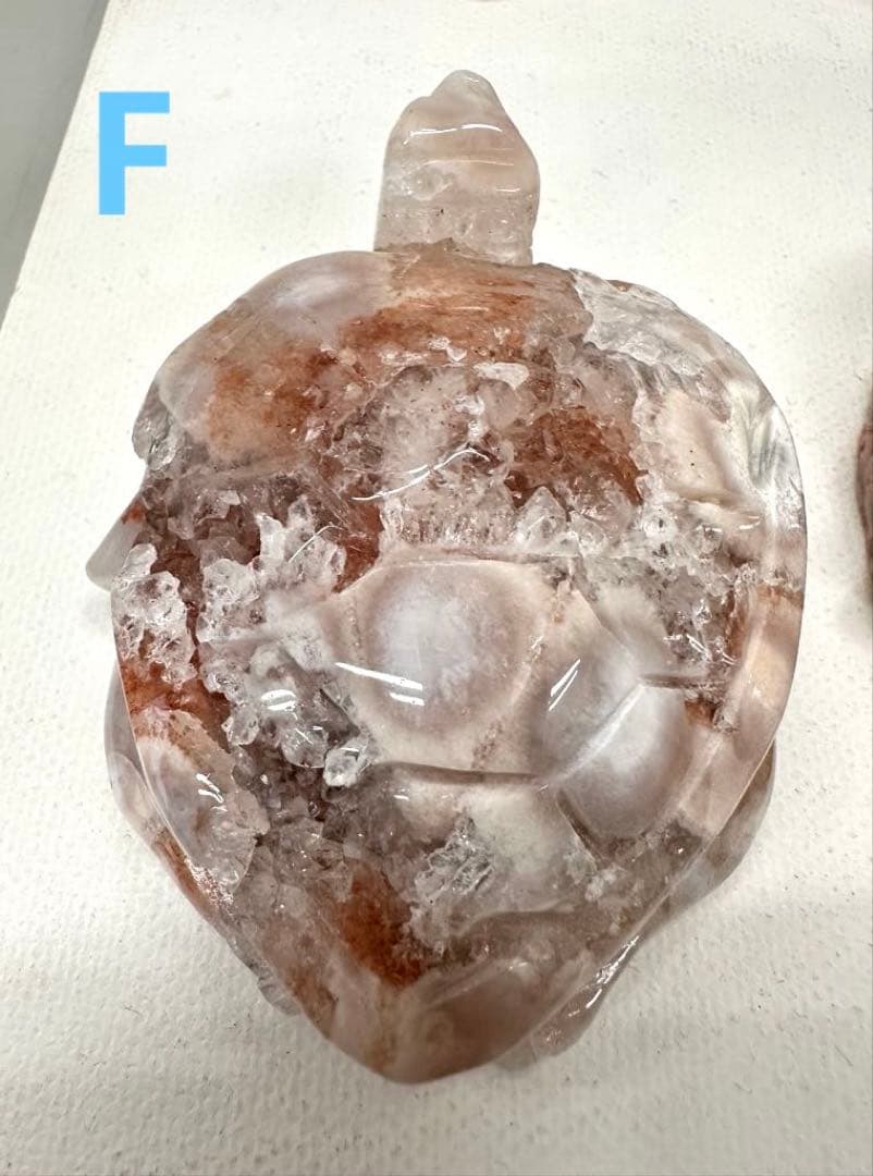 SALE. 一律6000円　ピンクアメジスト　カメ　タートル　天然石　開運