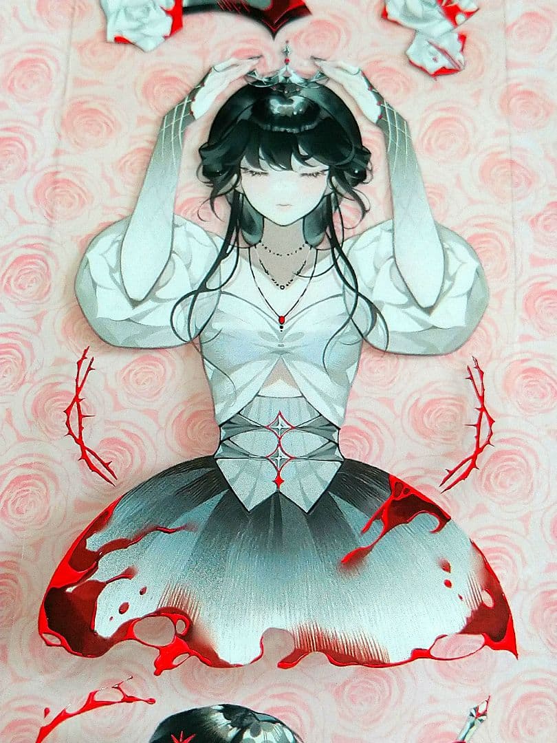 J738＃孤城碎影(烫红金)第九航道切り売り海外人物マステ女の子