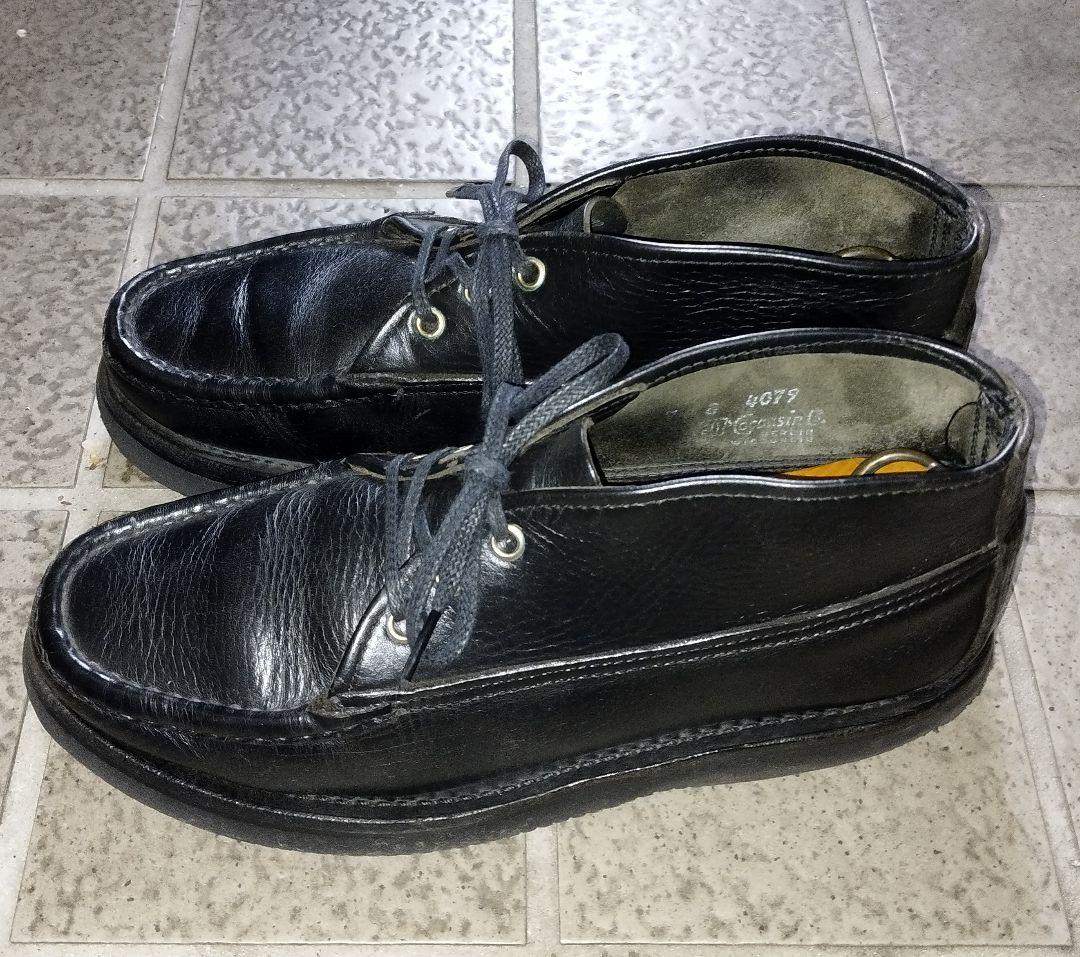 ラッセルモカシン◇ブラック◇7E◇格安出品