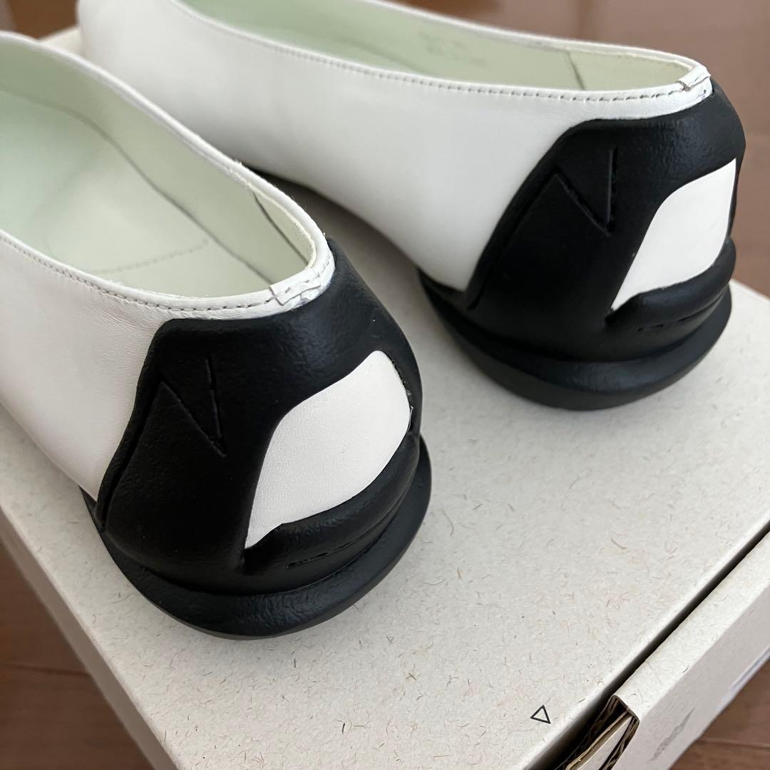 【新品】SHISEI シーセイ 定番 フラットシューズ　36.5 白 23.5