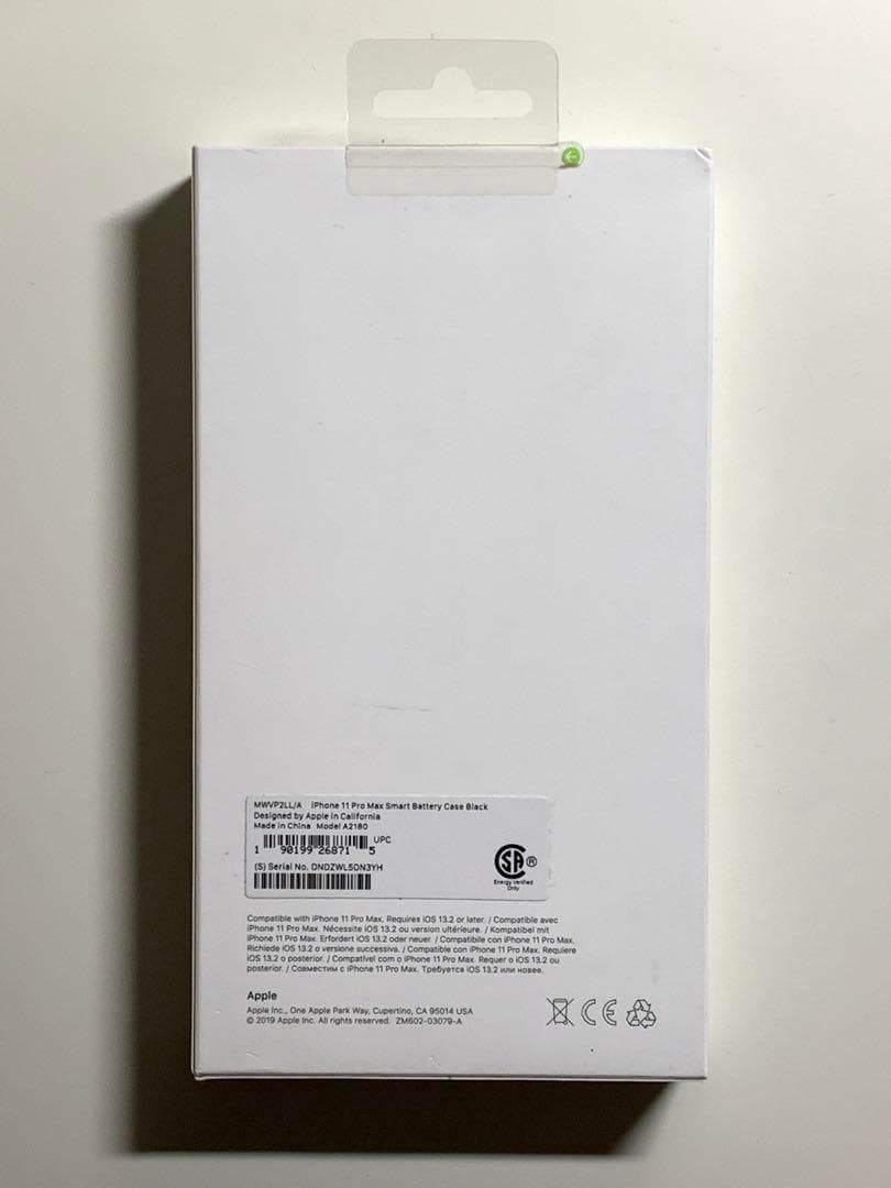 【新品】純正 iPhone 11 Pro Max バッテリーケース・ブラック①
