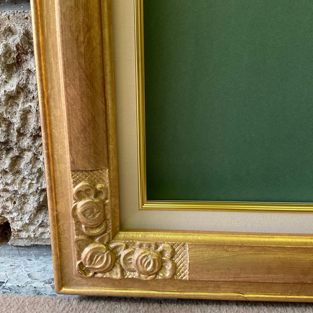 ゴールドフレーム　クラシック　アンティーク　油彩額縁　F10 ガラスなし