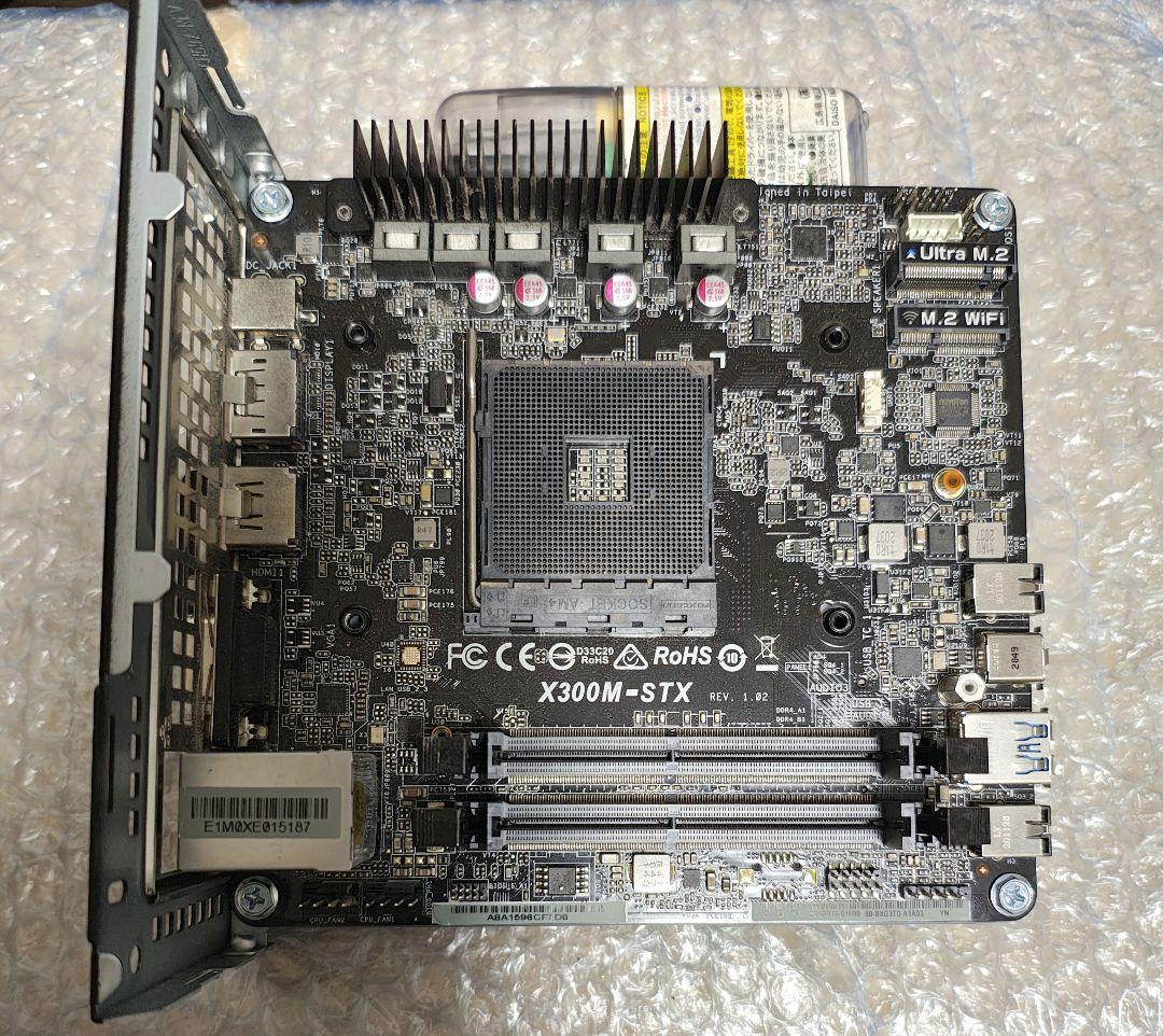 【ジャンク】DeskMini X300 PC + Ryzen 5 5600G