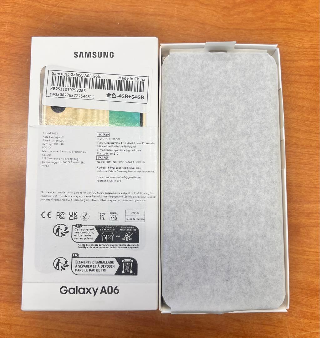 Samsung Galaxy A06 本体 4GB/64GB