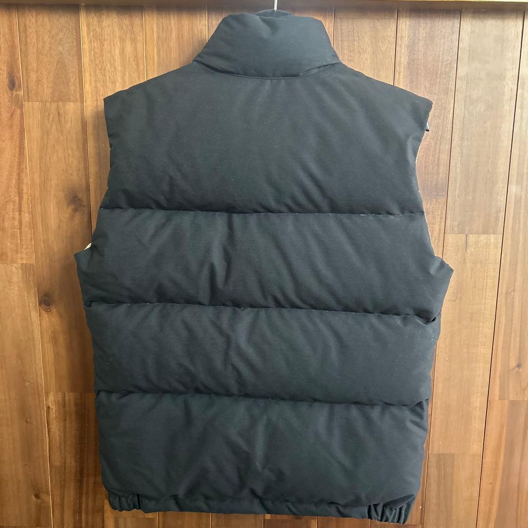 THE NORTH FACE ブラック ダウンベスト　USA製　茶タグ