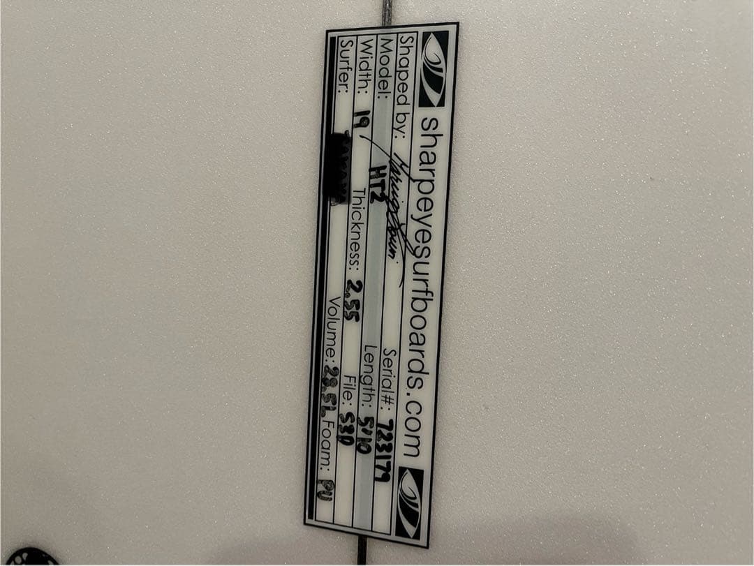 Sharp Eye Surfboards 5'10\" アメリカ産　ラウンドテール