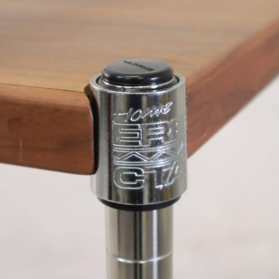  ERECTA ホームエレクター ウッドシェルフ ワゴン ウォールナット