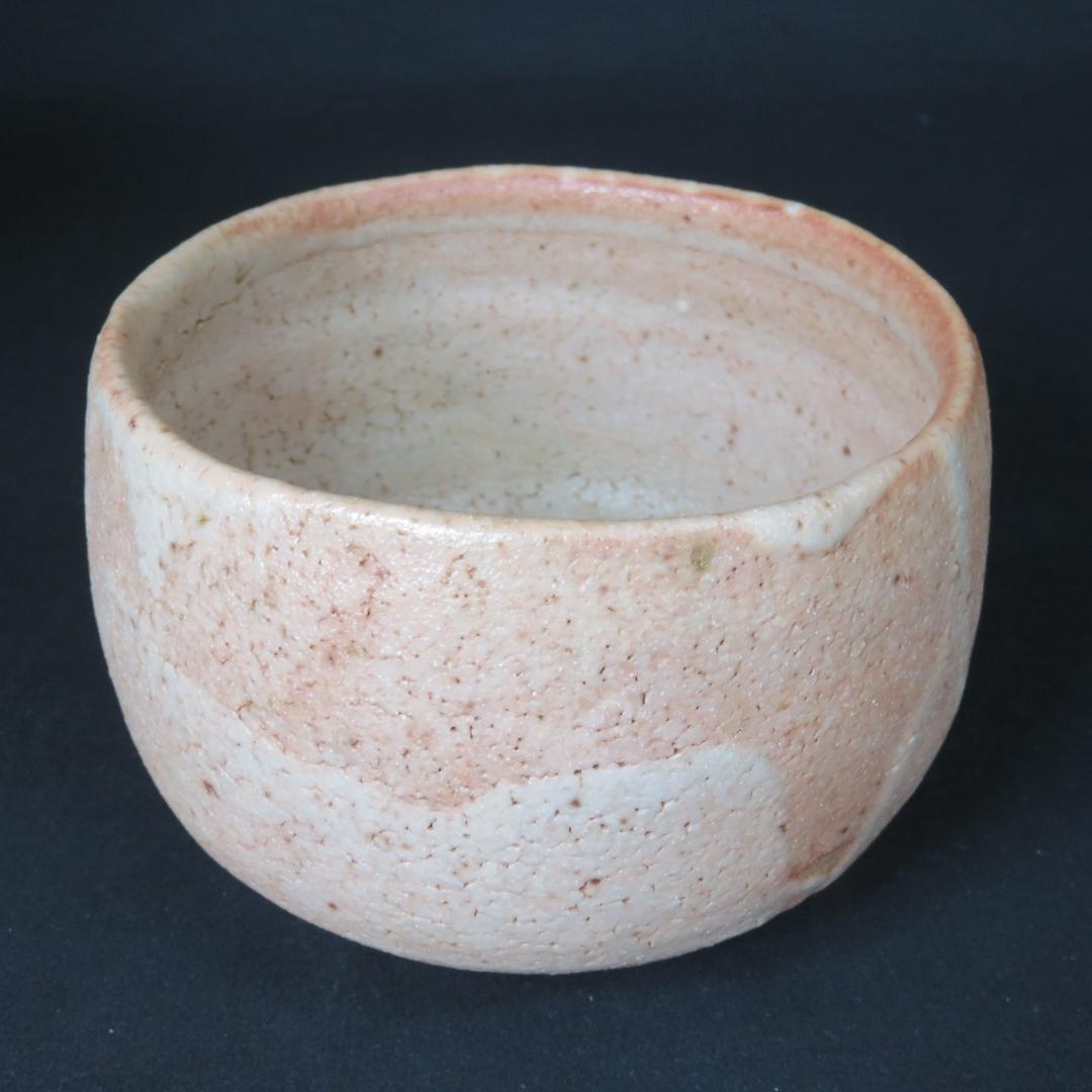 茶碗 桃色 銘 萩焼 抹茶碗 茶器 茶道具 茶の湯 七化け