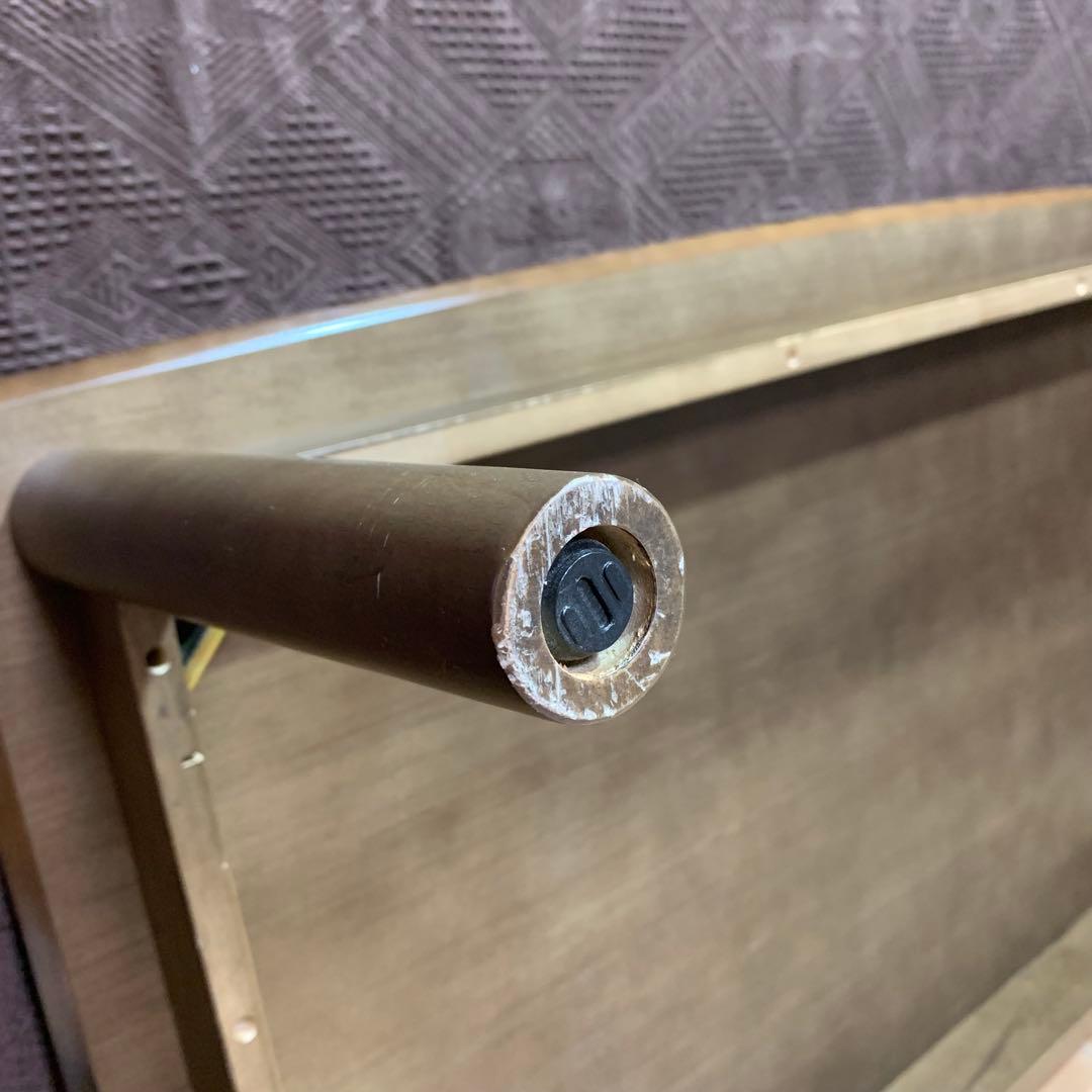 【美品】ボート形（船形・トノー型）120cm幅 テーブル ウォールナット突板材