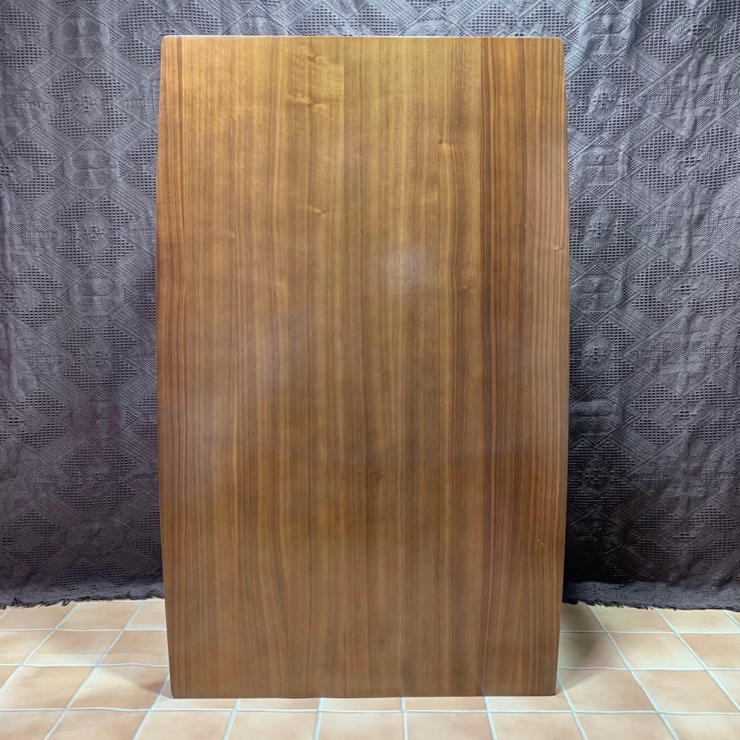 【美品】ボート形（船形・トノー型）120cm幅 テーブル ウォールナット突板材