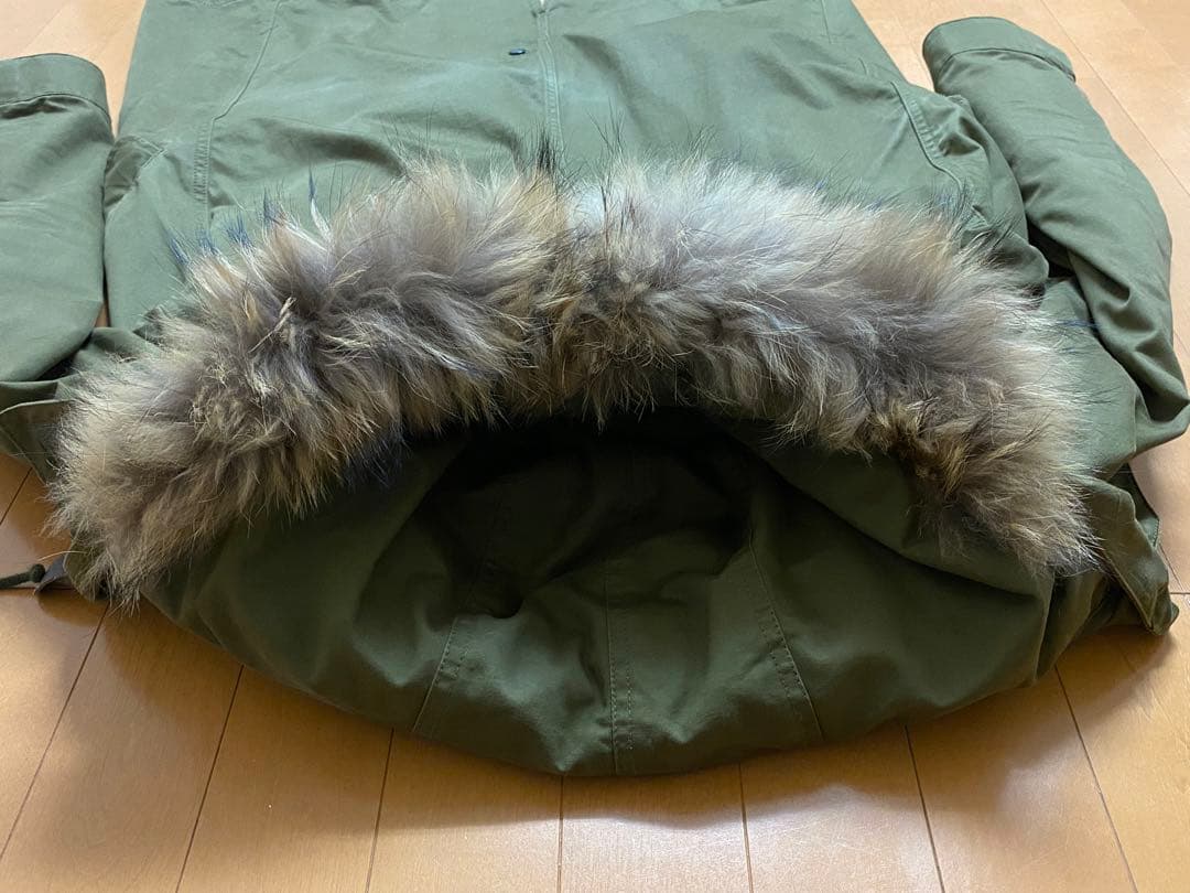 【美品】JOURNAL STANDARD モッズコート Ｌカーキ ボアライナー付