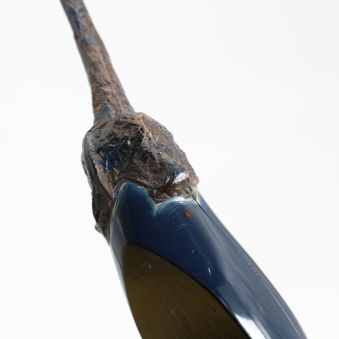 田中健智作 乾漆 茄子香合 茶道具 共箱　C898　N8