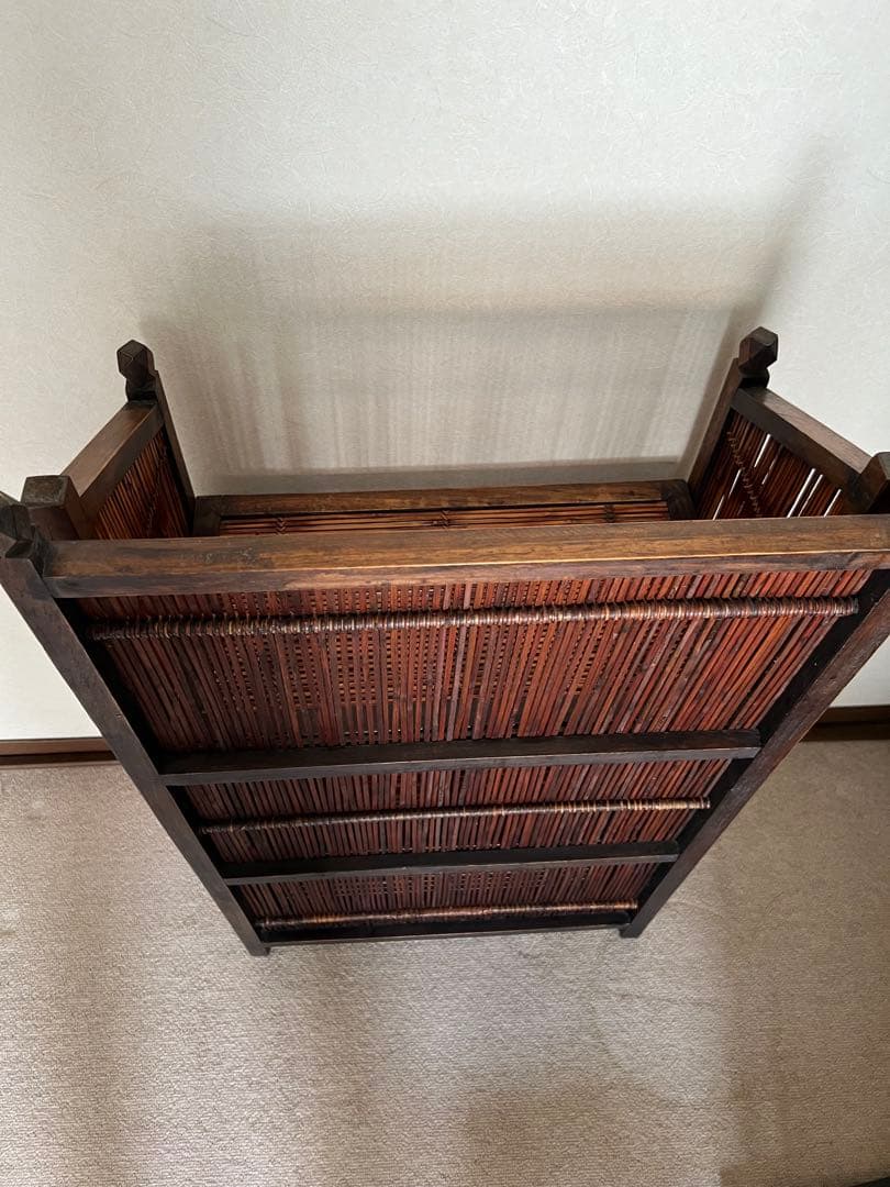 アジアンスタイル 竹製シェルフ 3段 ① バリ インドネシア