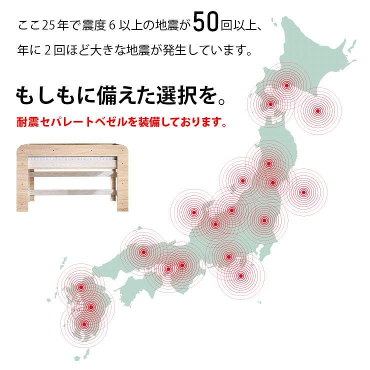 【九州～関東まで送料無料*】ロフトベッドhoney WHxVG　アウトレット