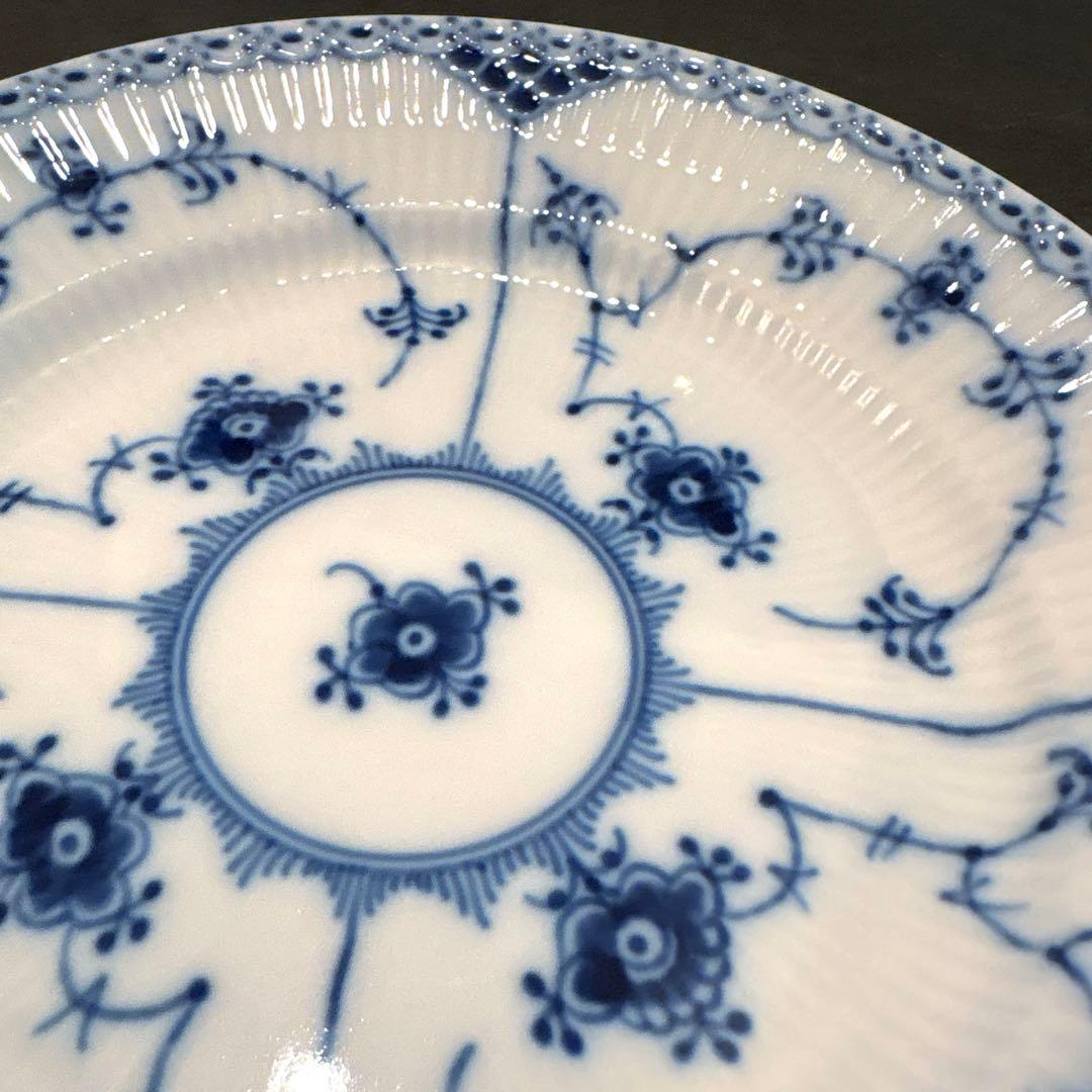 ♡未使用品♡ロイヤルコペンハーゲン ブルーブルーテッド プレート ペア 19㎝