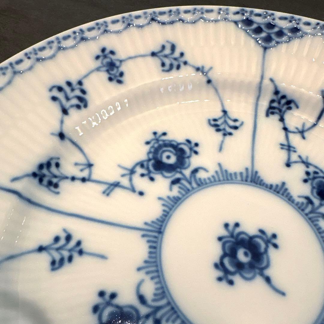 ♡未使用品♡ロイヤルコペンハーゲン ブルーブルーテッド プレート ペア 19㎝