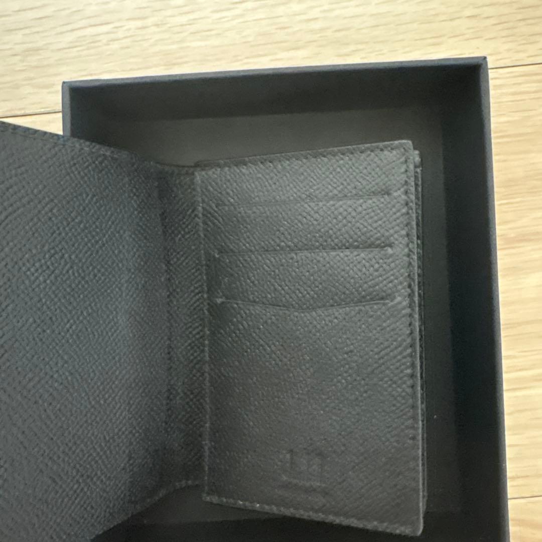 【未使用】dunhill ダンヒル 名刺入れ レザー ビジネス ブラック