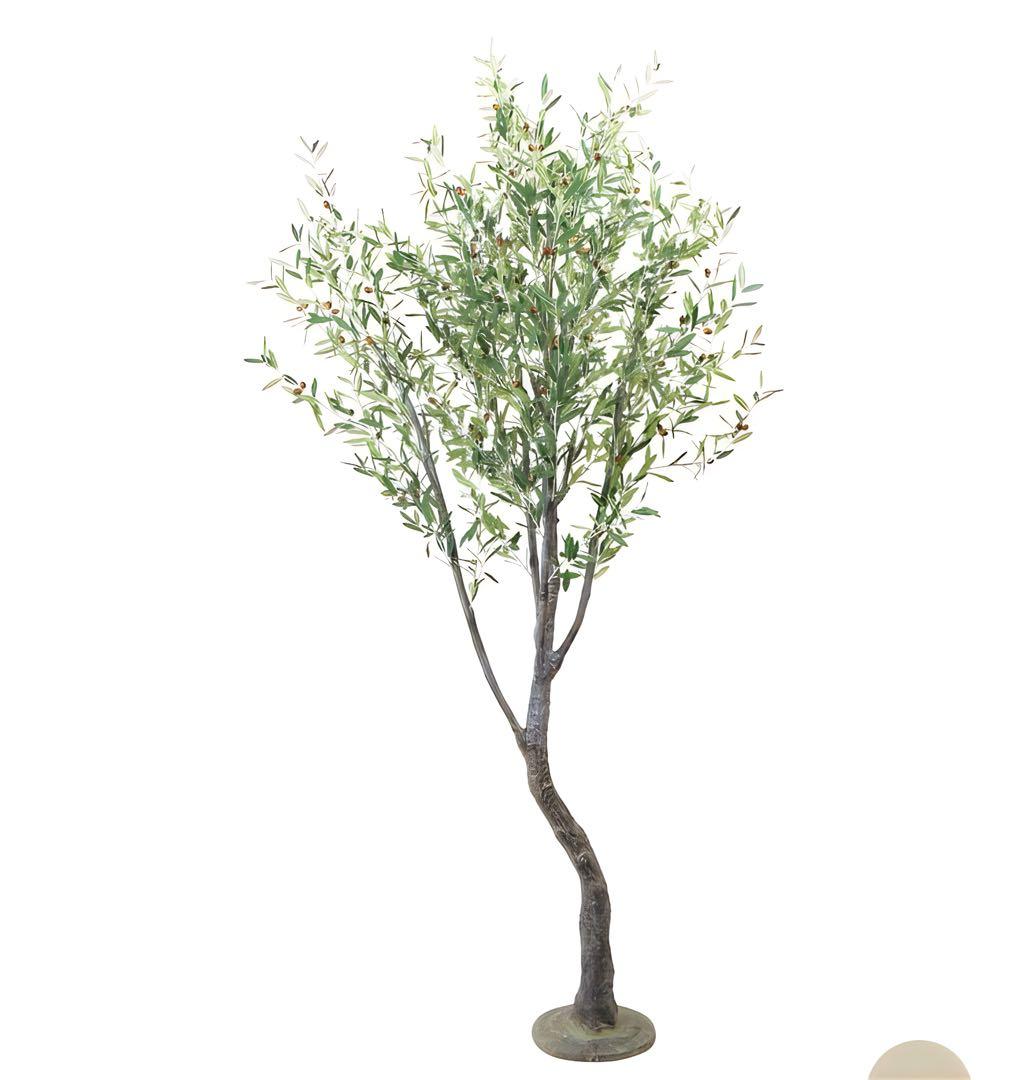 光触媒　人工観葉植物　ウォールグリーン　フェイクグリーン　オリーブ290センチ