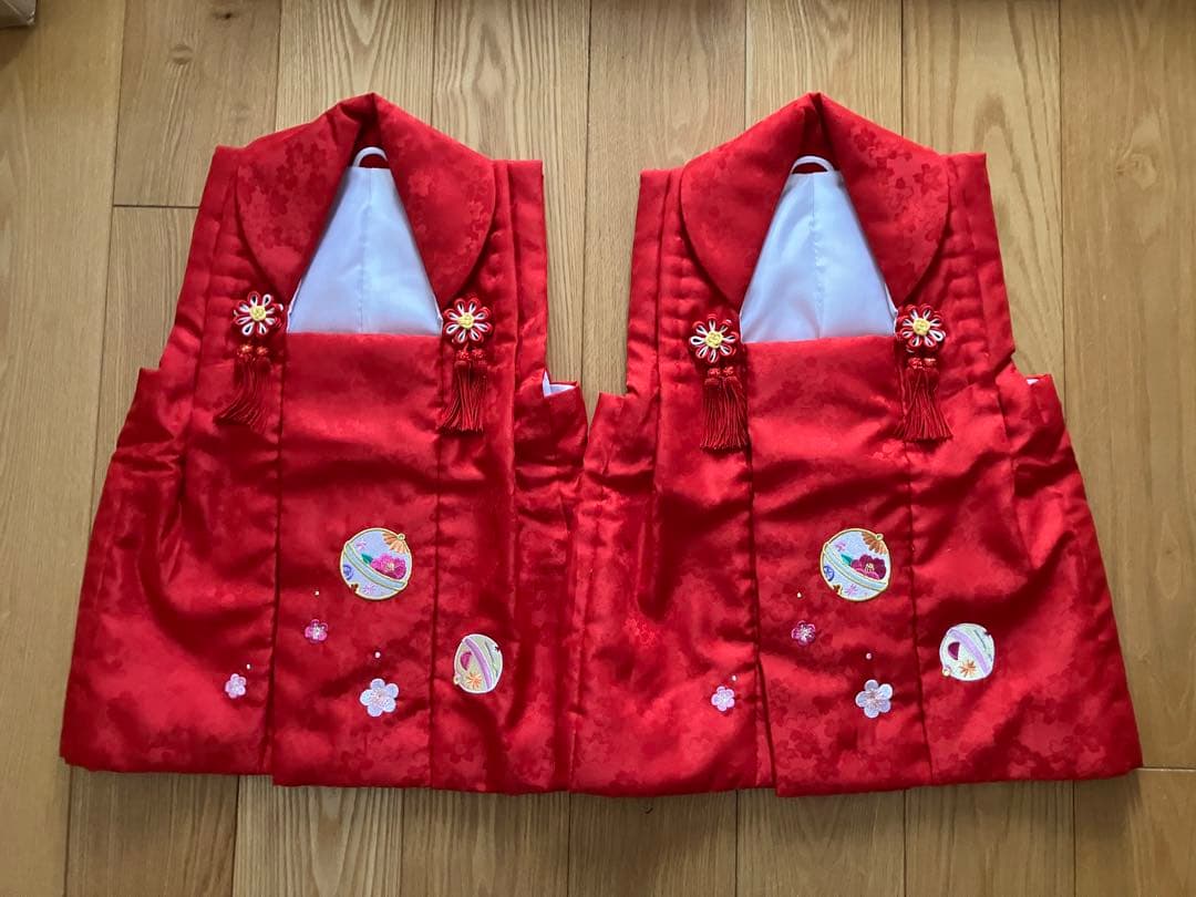 3歳 女の子 七五三 着物セット 双子