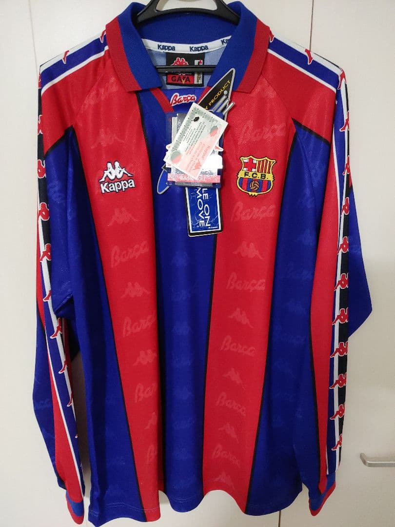 【未使用タグ付き/希少】正規品　バルセロナ　ロナウド　長袖ユニフォーム
