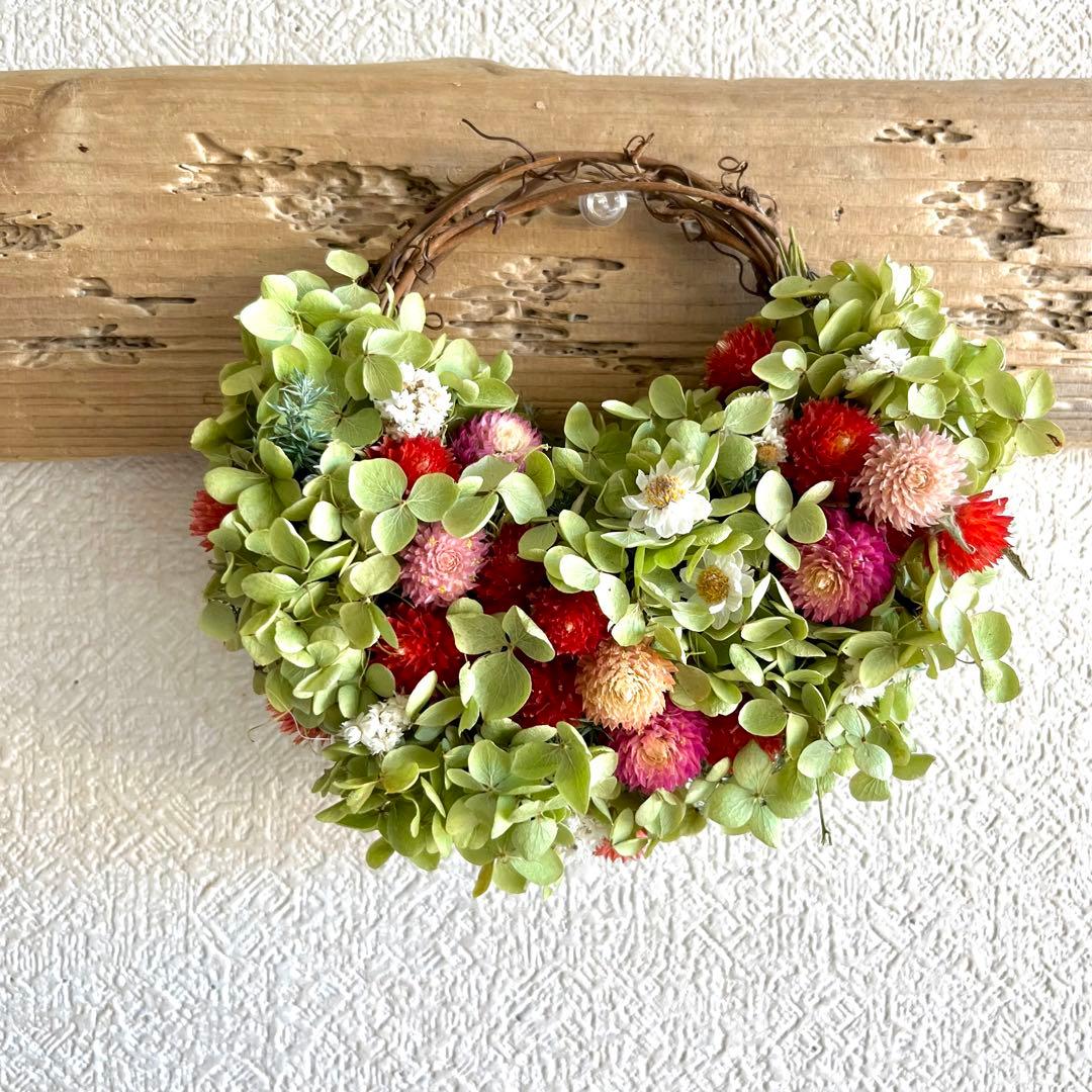 アナベル紫陽花　リース