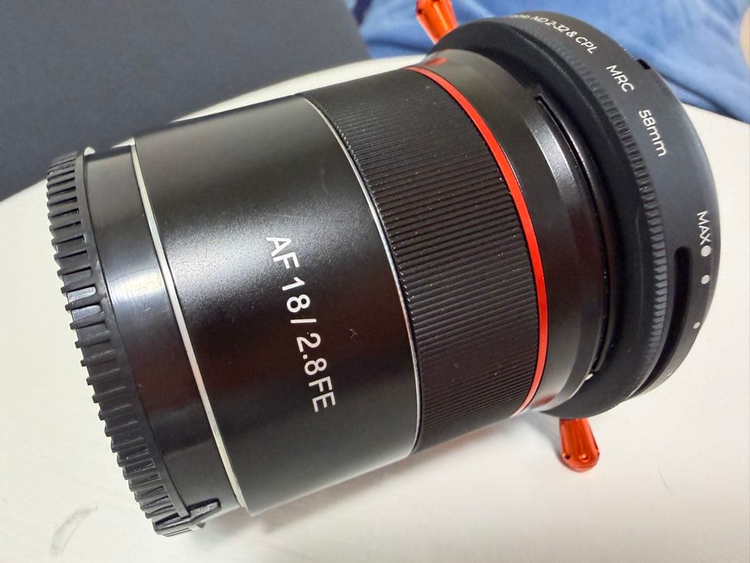 SAMYANG AF 18/2.8 FE＋K&FConcept ND+C-PL