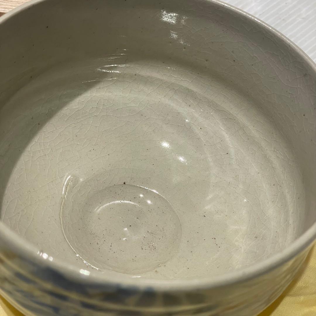 新品　鳥取県　浦富焼　白磁　茶碗　抹茶碗　コレクション　インテリア