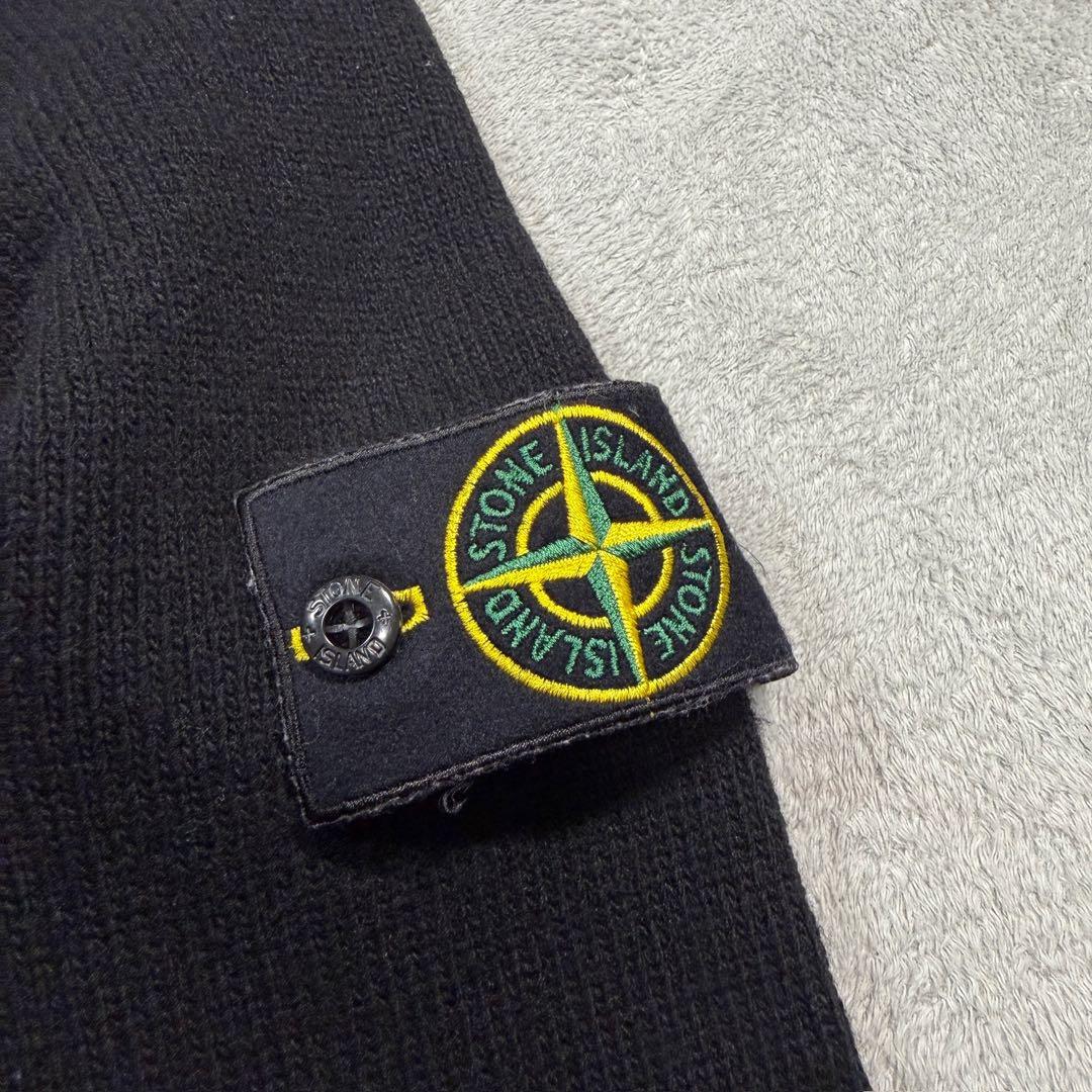 ストーンアイランド　クルーネックニット　セーター　黒　L 7115552A3