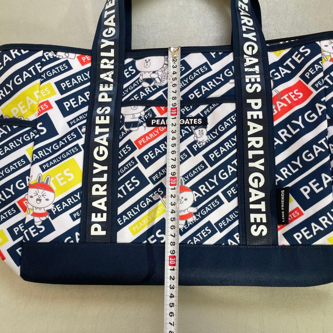 PEARLY GATES ロゴロッカーバッグ ネイビー